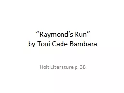 “Raymond’s Run” b y