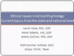 Laurie  Klose , PhD, LSSP