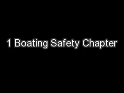 1 Boating Safety Chapter