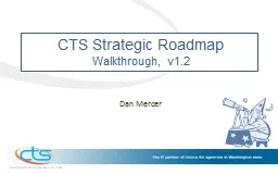 CTS Strategic Roadmap Walkthrough