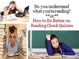 Do you understand what you’re reading?