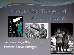 Chapter 28	The World Between Wars