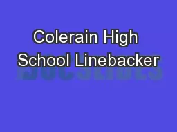 Colerain High School Linebacker
