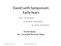 David  Leith  Symposium: