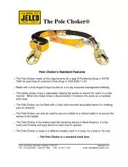 The Pole Choker Pole Chokers Standard Features The Pol