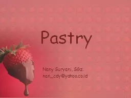 Pastry  Nany   Suryani ,