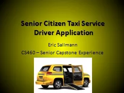 Senior Citizen Taxi  Service
