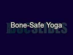 Bone-Safe Yoga