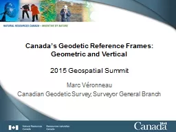 Canada’s Geodetic Reference Frames: