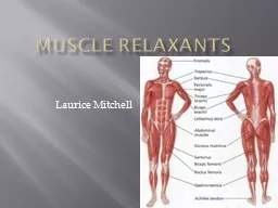 Muscle Relaxants Laurice
