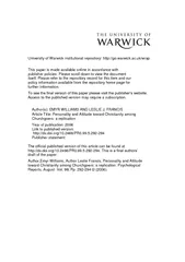 University of Warwick institutional repository httpgo