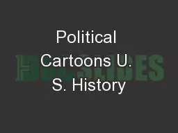 Political Cartoons U. S. History