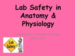 Lab Safety in  Anatomy & Physiology