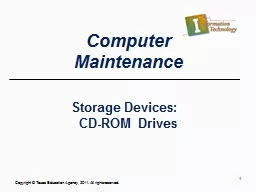 Storage Devices: CD-ROM Drives