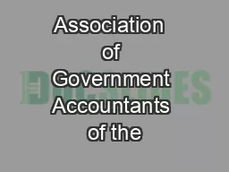 Association  of Government Accountants of the