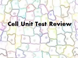 Cell Unit Test Review Types of Microscopes