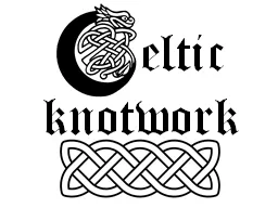 eltic knotwork Insular animal and knot interlace, 