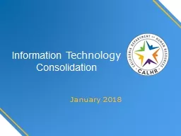 Information  Technology  Consolidation
