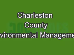 Charleston  County Environmental Management
