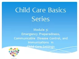 Child Care Basics Series