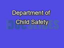 Department of Child Safety