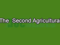 The  Second Agricultural