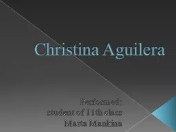 Christina Aguilera Performed: