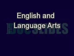 English and Language Arts