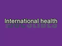 International health