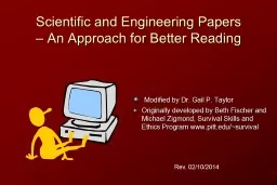 Scientific and Engineering Papers