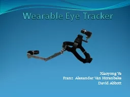 Wearable Eye Tracker Xiaoyong