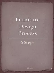 6 Steps  Furniture  Design