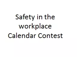 Safety in the workplace