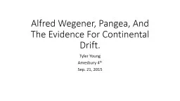 Alfred Wegener, Pangea, And