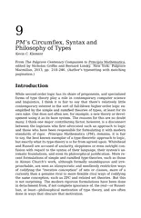 PM s Circumex Syntax and Philosophy of Types Kevin C