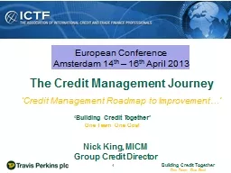 ‘Credit  Management Roadmap to Improvement…’