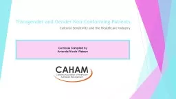 Transgender and Gender Non-Conforming Patients