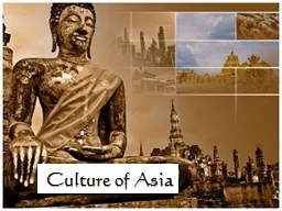 Culture of Asia Asian Society