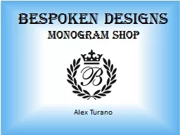 Bespoken Designs Monogram Shop