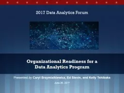 2017 Data Analytics Forum