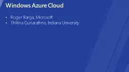 Windows Azure Cloud Roger