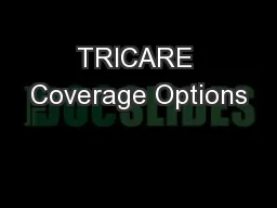 TRICARE Coverage Options