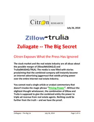 Zulliagate The Big Lie July    Page of  July    Zuliag