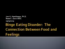 Binge Eating Disorder:  The Connection Between Food and Feelings