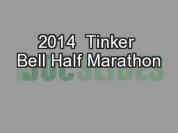 2014  Tinker Bell Half Marathon
