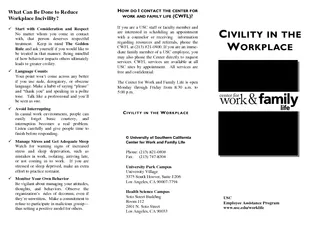What Can Be Done to Reduce Workplace Incivility  Start