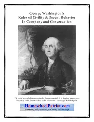 George Washingtons Rules of Civility  Decent Behavior
