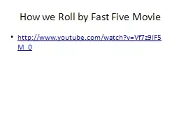 How we Roll by Fast Five Movie