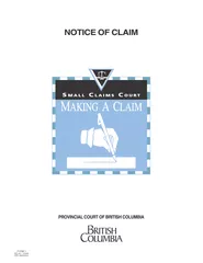 FORM  SCL   OPC   COMPLETE the NOTICE OF CLAIM