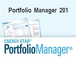Portfolio Manager 201 Learning Objectives